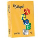 Carta colorata Favini Le Cirque A4 160 g/m² colori forti - risma da 250 fogli oro - A74H304