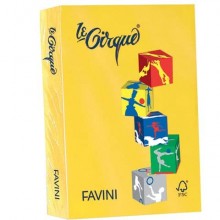Carta colorata Favini Le Cirque A4 160 g/m² colori forti - risma da 250 fogli zolfo - A74L304
