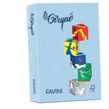 Carta colorata Favini Le Cirque A4 160 g/m² colori tenui - risma da 250 fogli azzurro - A747304