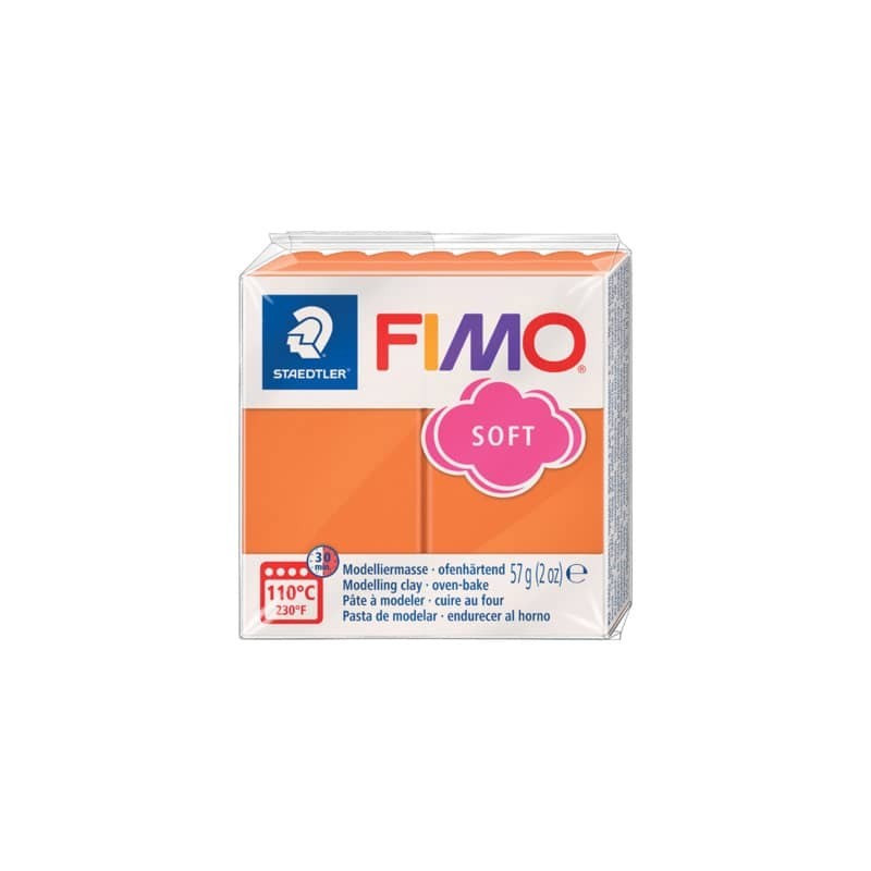 Pasta modellabile Staedtler FIMO® soft 57 g cognac - 8020-76 (Conf.6)