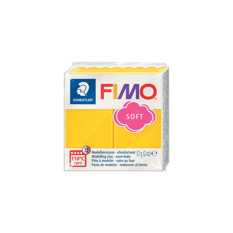 Pasta modellabile Staedtler FIMO® soft 57 g giallo sole - 8020-16 (Conf.6)