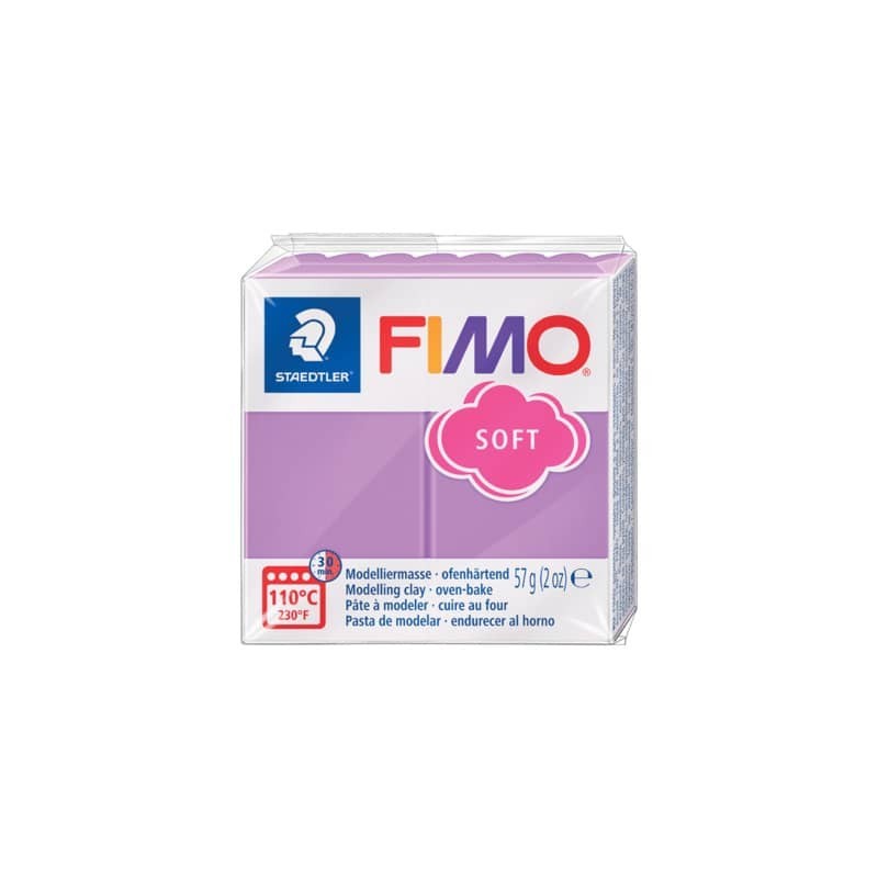 Pasta modellabile Staedtler FIMO® soft 57 g lavanda - 8020-62 (Conf.6)