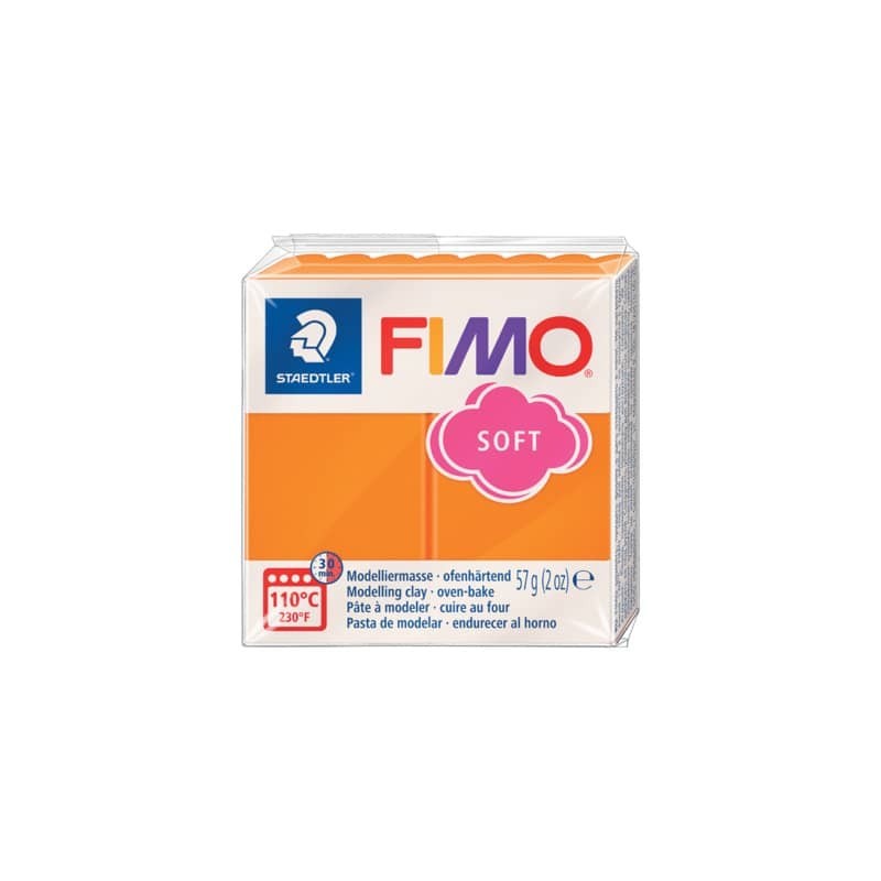 Pasta modellabile Staedtler FIMO® soft 57 g mandarino - 8020-42 (Conf.6)