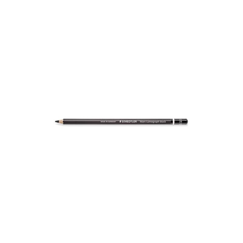 Matita in carboncino Staedtler Mars® Lumograph® Black 2B - conf. 12 pezzi - 100B-2B