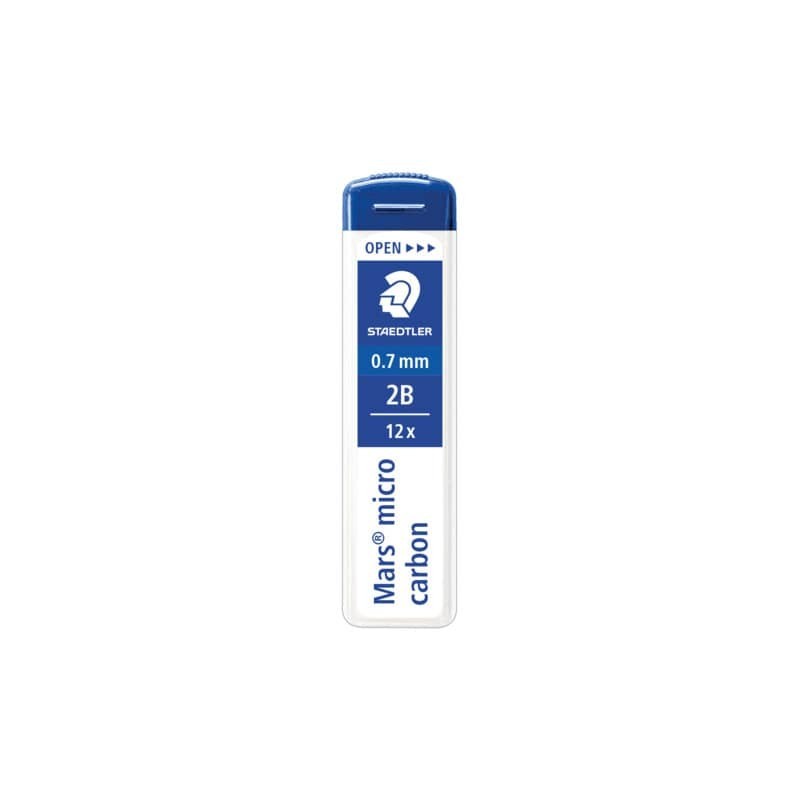 Astuccio 12 mine sottili 2B Staedtler Mars® Micro Carbon 0,7 mm - 250 07-2B (Conf.12)