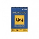 Blocco spiralato Fabriano 1264 schizzi 90 g 120 fogli A4 - spirale lato corto - 19100637