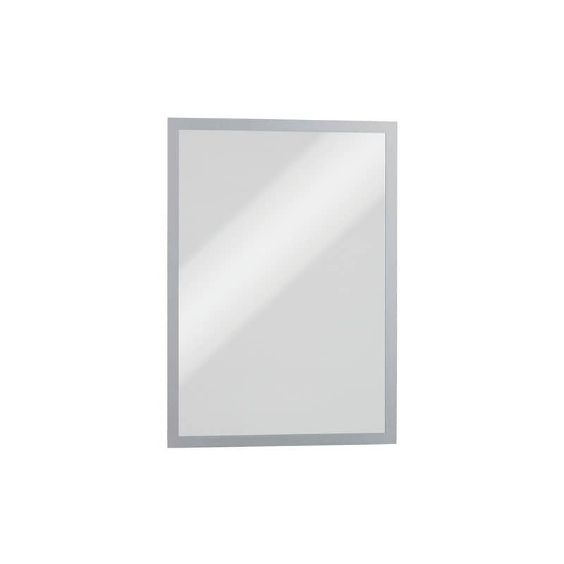 Cornici con pannello magnetico DURABLE DURAFRAME® MAGNETIC A3 PVC rigido argento met. 323x446mm conf. 5 - 486823