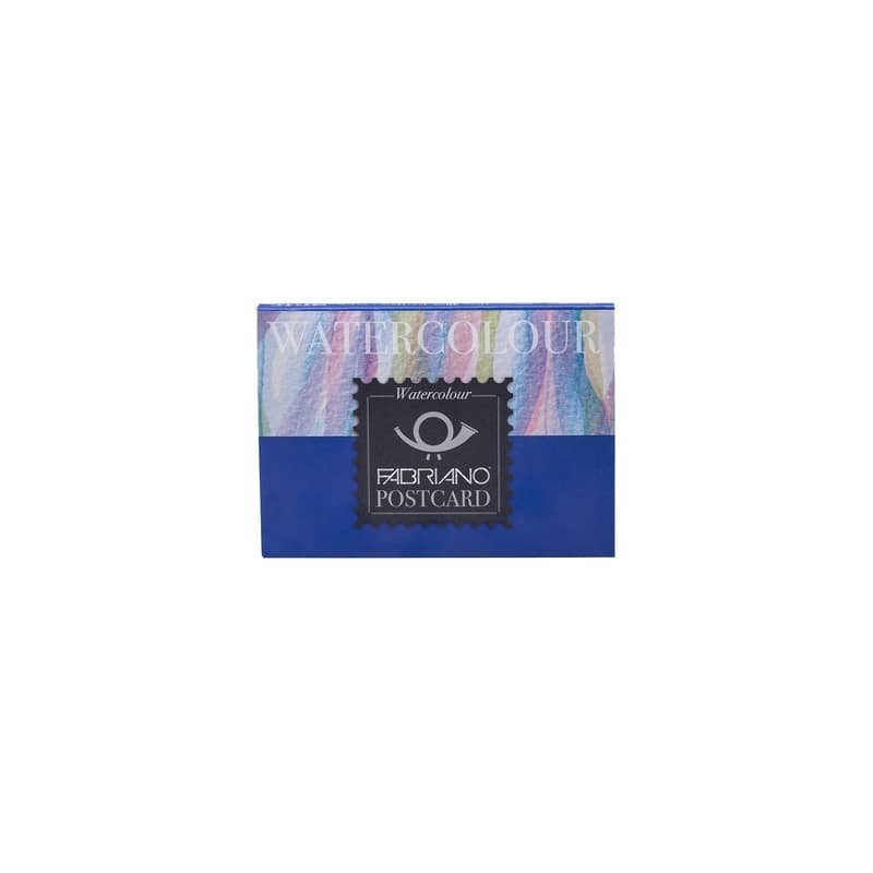 Blocco collato per acquerello Fabriano Watercolor postcard 20 fogli - 300g A6 - 17105148