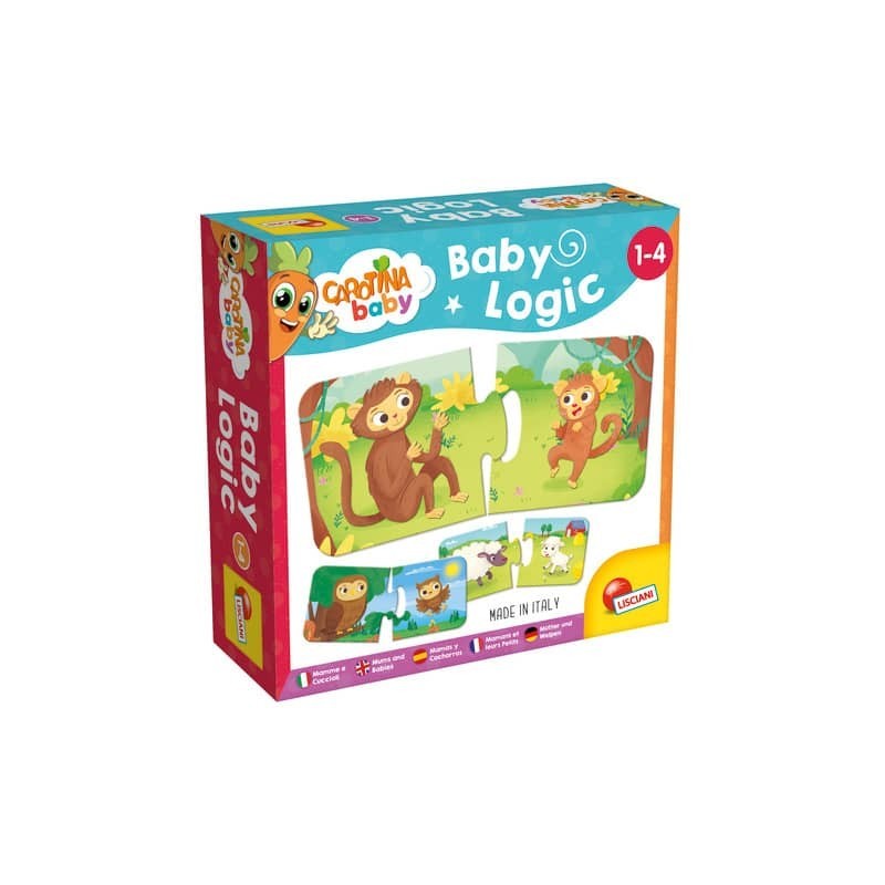 Gioco in scatola Lisciani Carotina Baby Logic Mamme e Cuccioli - 80038