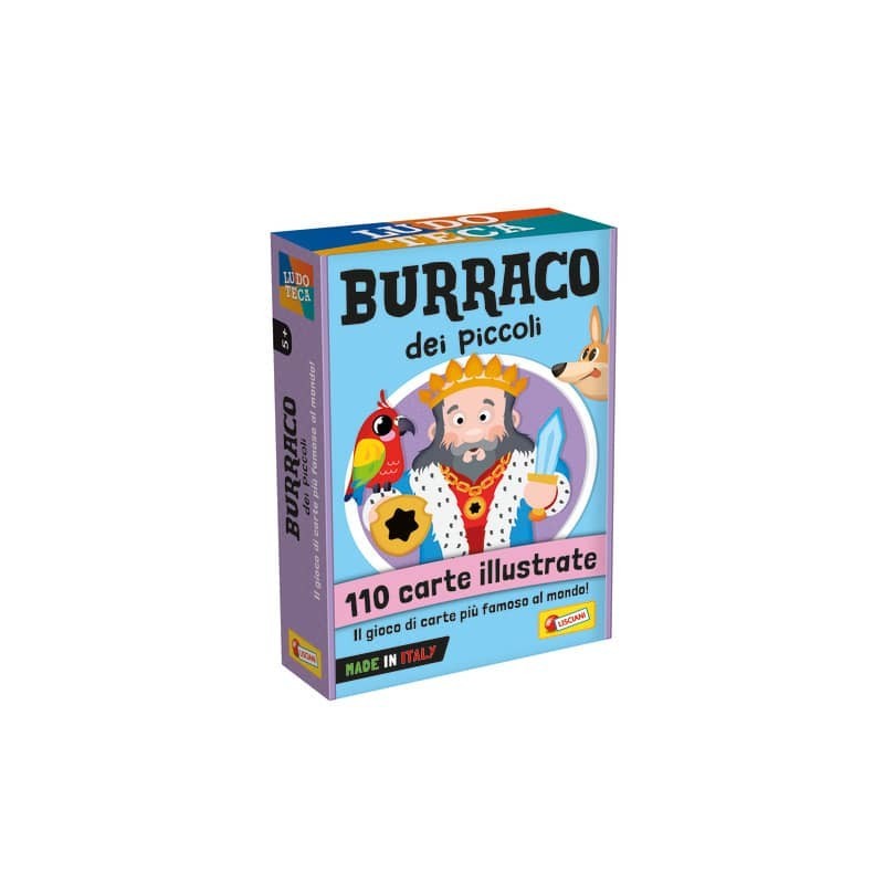 Gioco in scatola Lisciani Ludoteca Le Carte dei Bambini Burraco dei Bambini - 96688