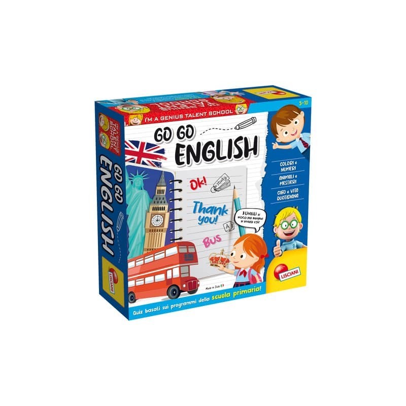 Gioco in scatola Lisciani I'm a Genius Go-go English - 100514