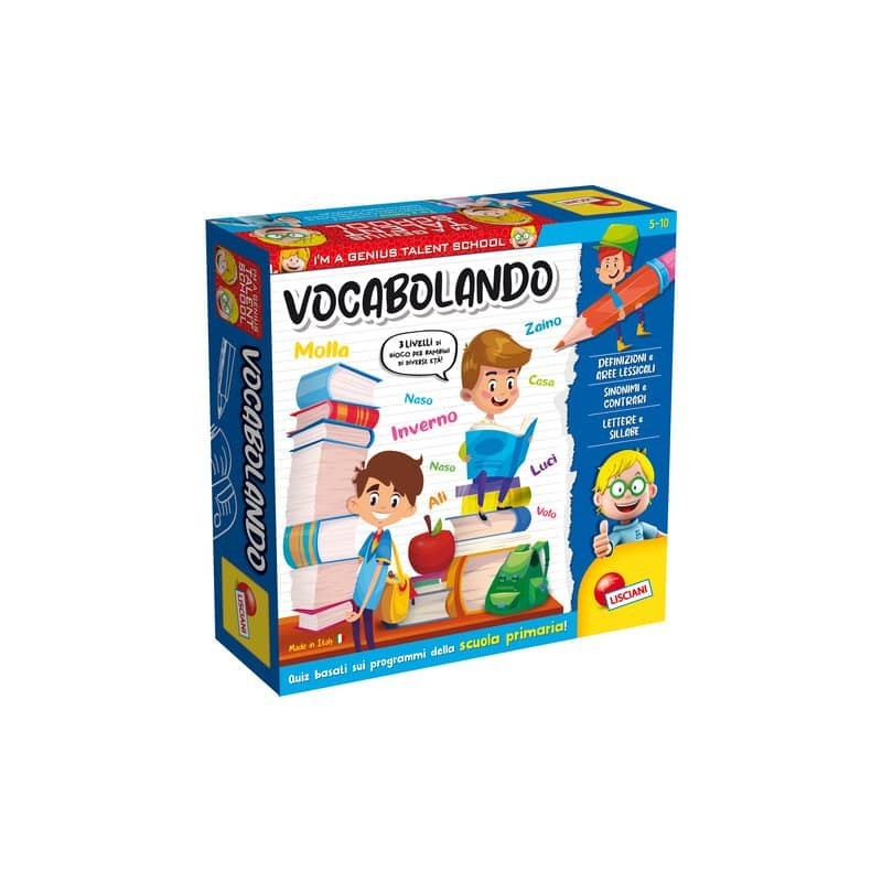 Gioco in scatola Lisciani I'm a Genius Vocabolando - 100484