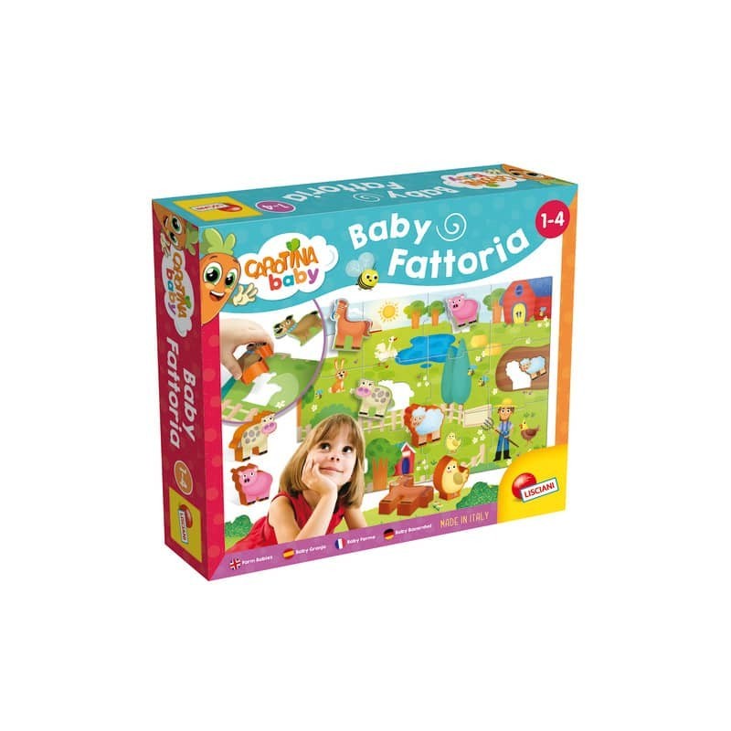 Gioco in scatola Lisciani Carotina Baby Fattoria - 58464