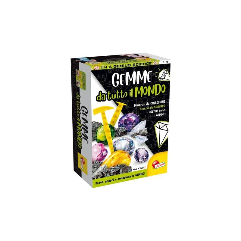 Gioco in scatola Lisciani I'm a Genius Gemme da Tutto il Mondo - 100200