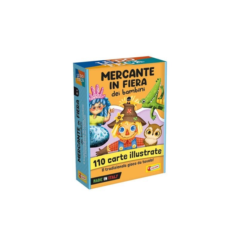 Gioco in scatola Lisciani Ludoteca Le Carte dei Bambini Mercante in Fiera - 96695