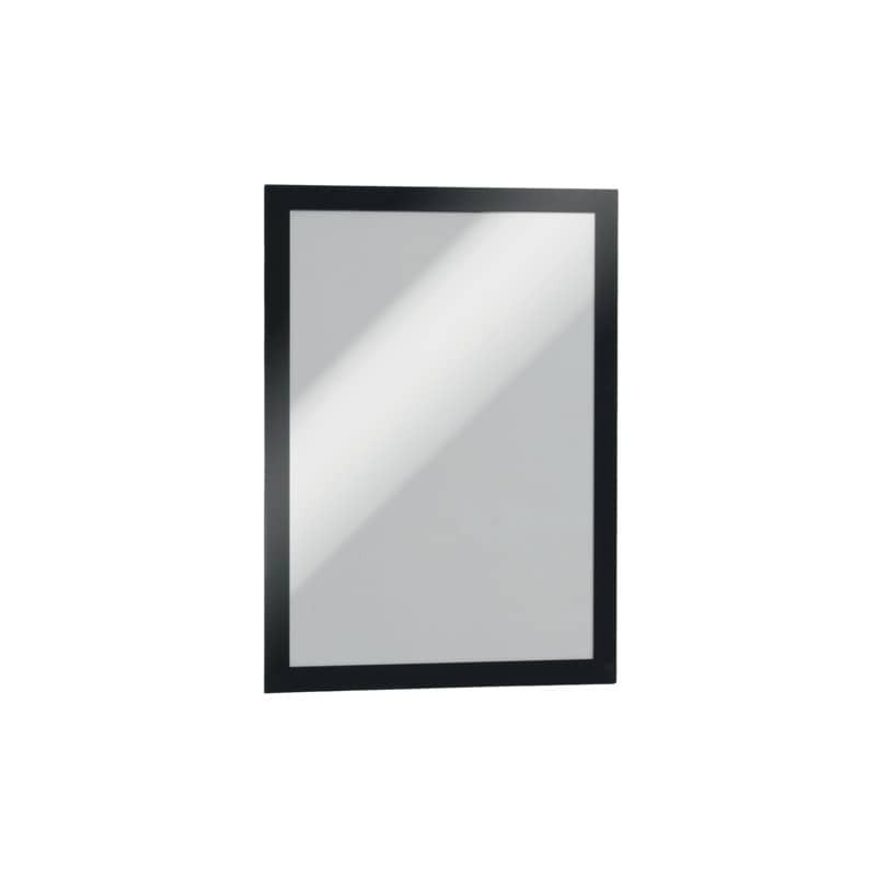 Cornici con pannello magnetico DURABLE DURAFRAME® A4 nero 236x323mm conf. 2 - 487201