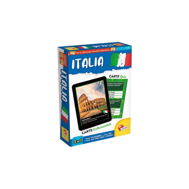 Gioco in scatola Lisciani I'm a Genius Quiz Italia - 100132