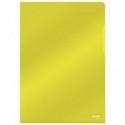 Cartellina a L in PVC Esselte Crystal A4 giallo - conf. 25 pz - 55431