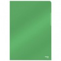Cartellina a L in PVC Esselte Crystal A4 conf. da 25 pezzi Esselte verde - 55436