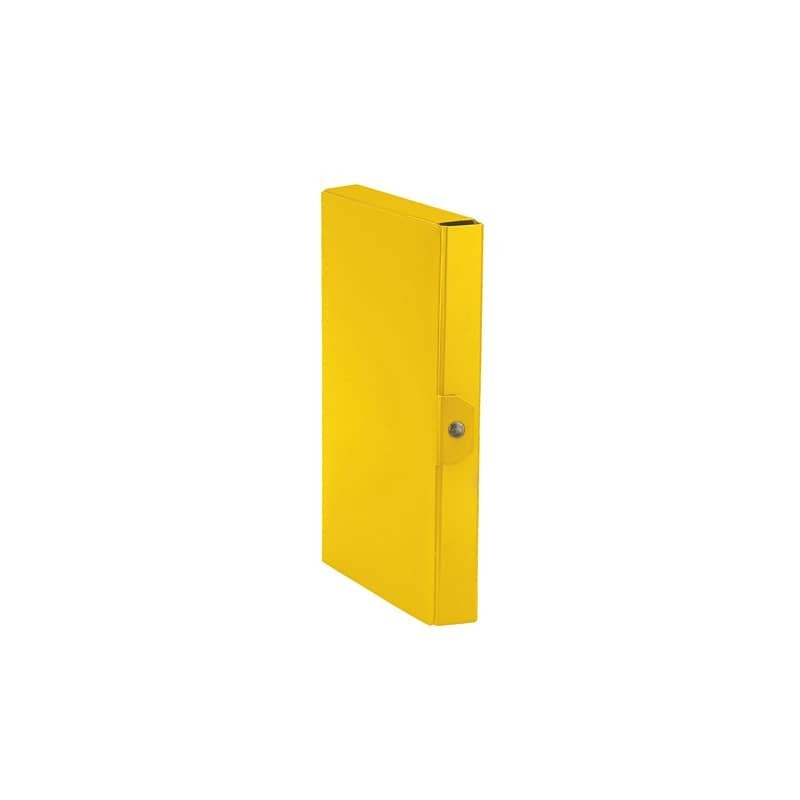 Cartella portaprogetti Esselte C84 DELSO ORDER dorso 4 cm presspan lucido giallo 25x35 cm - 390384090 (Conf.5)