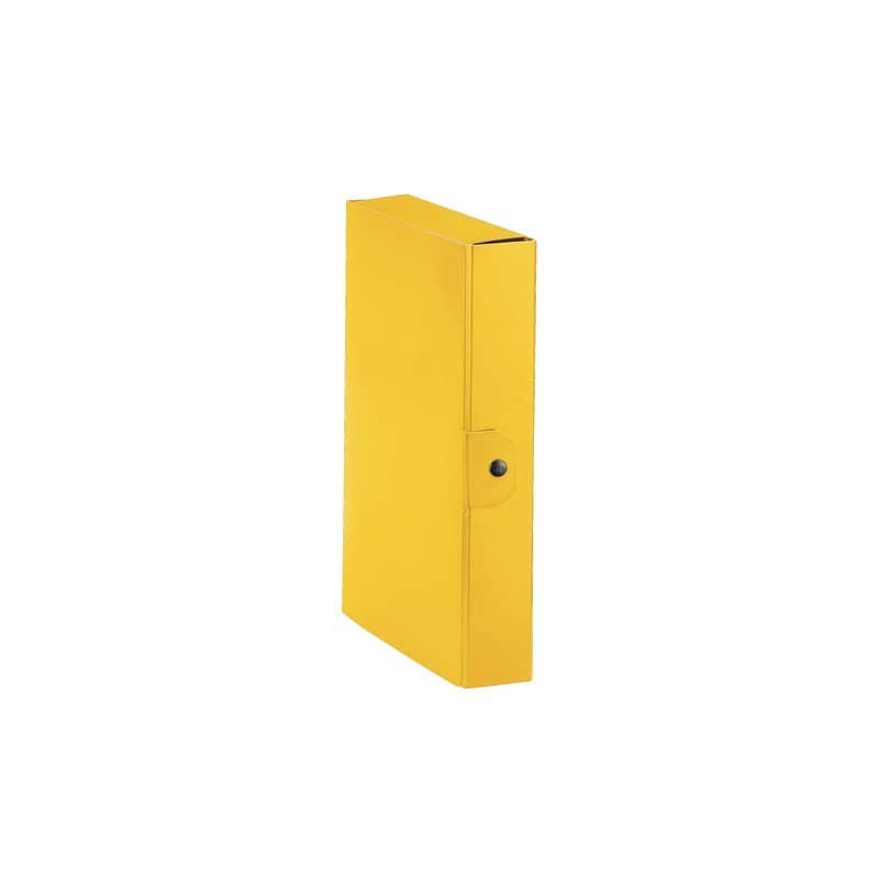 Cartella portaprogetti Esselte C86 DELSO ORDER dorso 6 cm presspan lucido giallo 25x35 cm - 390386090 (Conf.5)