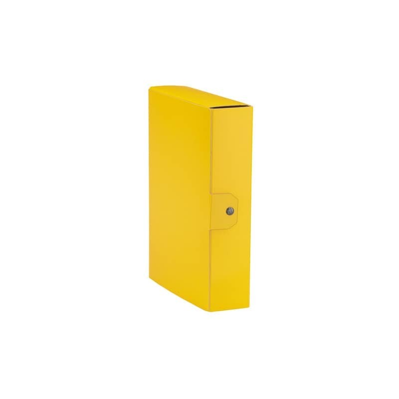 Cartella portaprogetti Esselte C88 DELSO ORDER dorso 8 cm presspan lucido giallo 25x35 cm - 390388090 (Conf.5)
