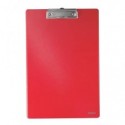 Portablocco con clip Esselte Standard cartoncino/polipropilene rosso 56053