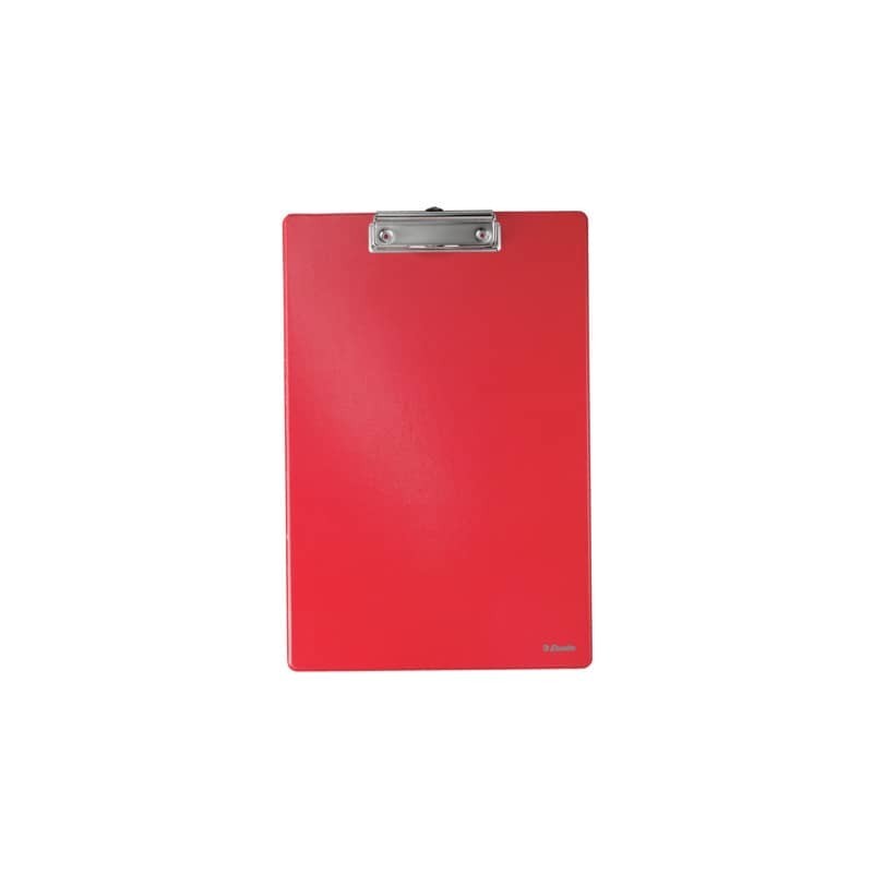 Portablocco con clip Esselte Standard cartoncino/polipropilene rosso 56053