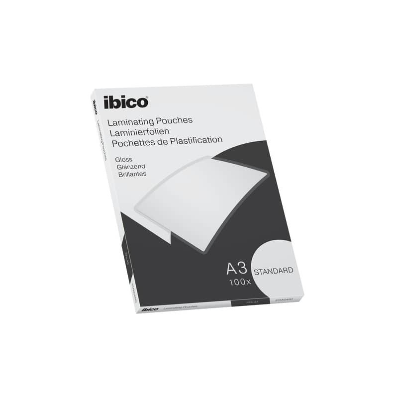 Pouches per plastificatrici IBICO BASICS Standard 125 µm A3 - conf.100 pezzi - 627313