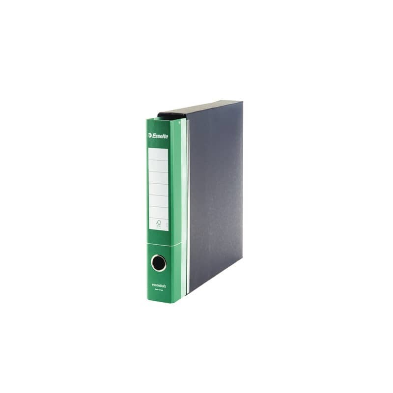 Registratore commerciale Esselte Essentials G72 23x30 cm dorso 5 cm verde - 390772180 (Conf.8)
