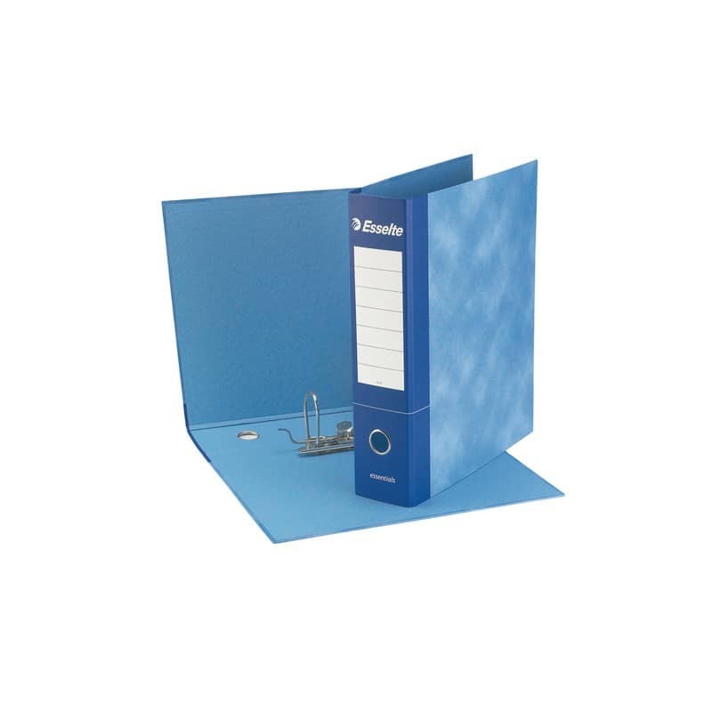 Registratore commerciale Esselte Essentials G73 23x30 cm dorso 8 cm blu - 390773050 (Conf.6)