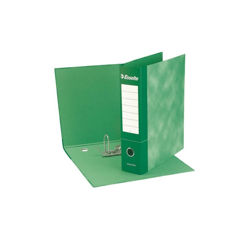 Registratore commerciale Esselte Essentials G73 23x30 cm dorso 8 cm verde - 390773180 (Conf.6)