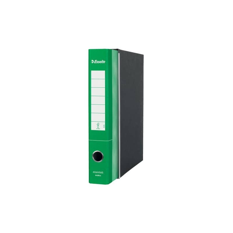 Registratore protocollo Esselte Essentials G74 23x33 cm dorso 5 cm verde - 390774180 (Conf.8)