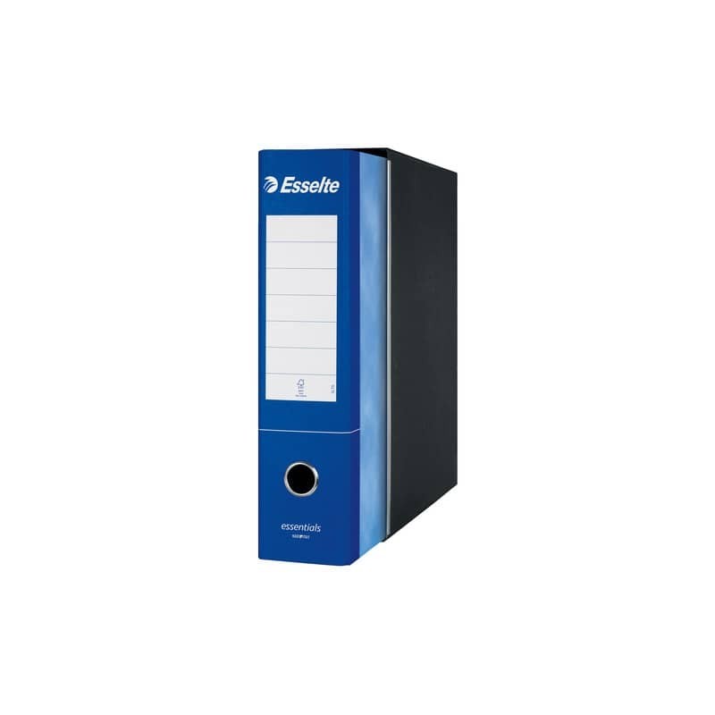 Registratore protocollo Esselte Essentials G75 23x33 cm dorso 8 cm blu - 390775050 (Conf.6)
