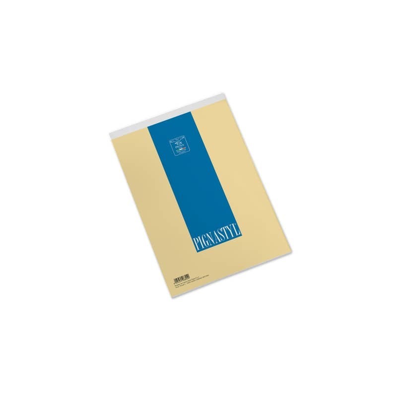 Blocco punto metallico 70 fogli Pigna Pignastyl A4 80 g/m2 bianco - 0213748 BI (Conf.10)