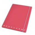 Cartella a 3 lembi con elastico Pigna Monocromo - A4 26x35,5 cm dorso piatto colori assortiti - 0213733 (Conf.6)