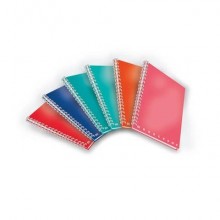 Maxi quaderno spiralato Pigna Monocromo A4 - 80 g/m² - 70 ff - 4M - colori assortiti - 0215558 4M (Conf.5)