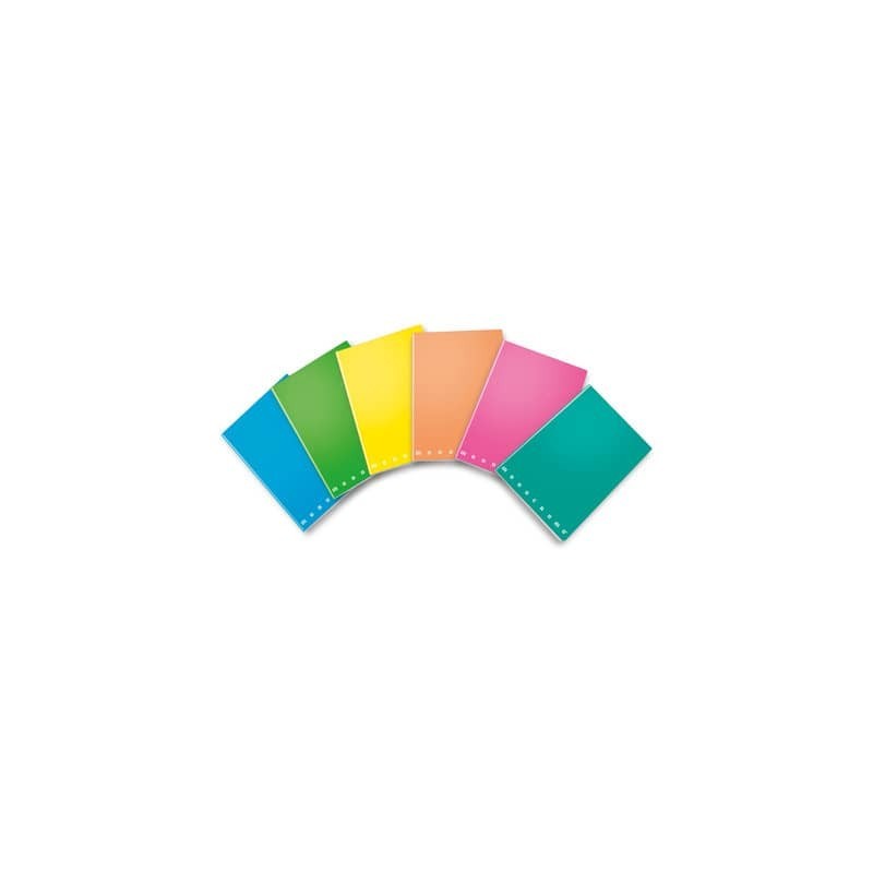 Maxi quaderno Pigna Monocromo Fluo A4 - 80 g/m² - 40+2 ff - Q - 02267920Q (Conf.10)
