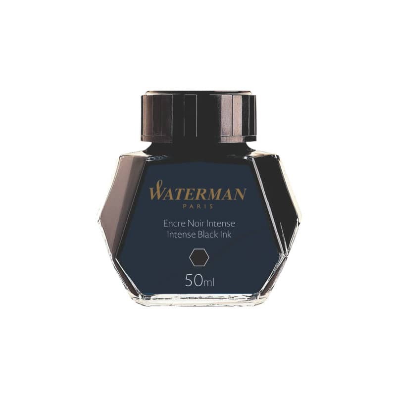 Inchiostro per stilografica Waterman flacone da 50 ml Waterman nero S0110710
