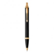 Penna a sfera Parker IM punta M inchiostro blu Parker Black GT 1931666