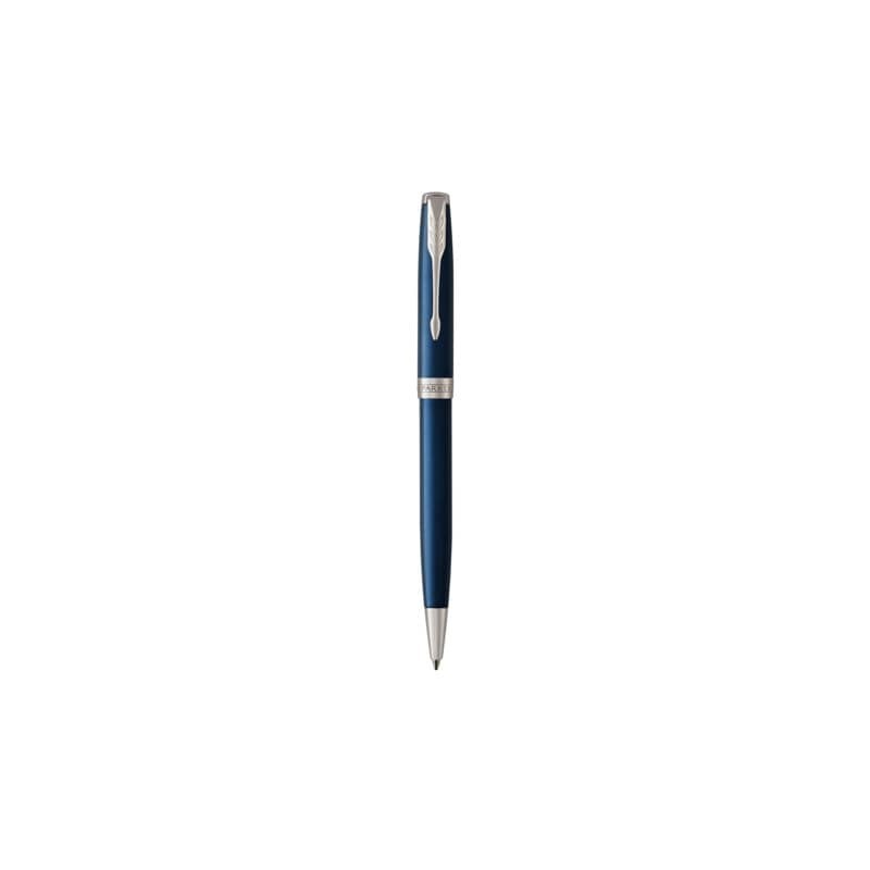 Penna a sfera Parker Sonnet punta M inchiostro nero Subtle Blue CT 1931536