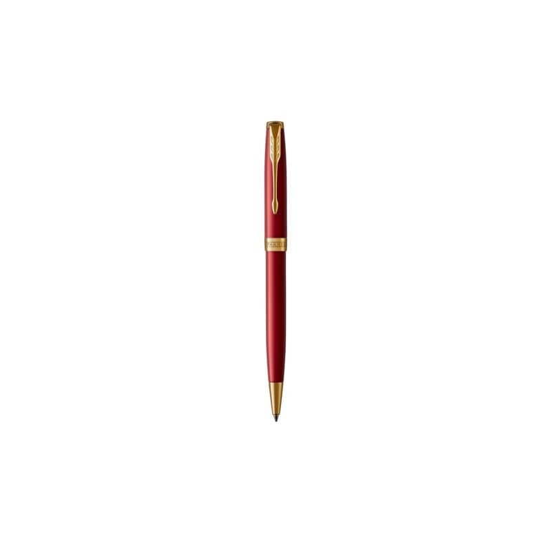 Penna a sfera Parker Sonnet Red Lacquer GT punta M inchiostro nero Red GT 1931476