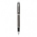 Penna stilografica Parker IM punta M inchiostro blu Dark Espresso - 1931657