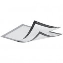 Cornici con 2 pannelli magnetici DURABLE DURAFRAME® MAGNETIC PLUS A4 argento metallizzato 236x32x3mm conf. 2 - 498523