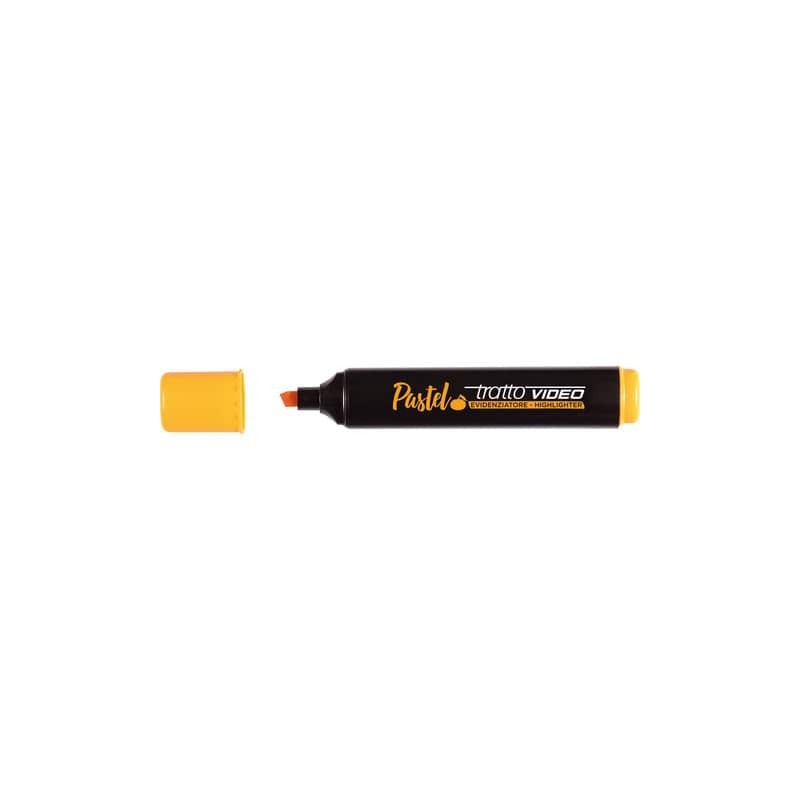 Evidenziatori Tratto Video Pastel tratto 1-5 mm arancio mandarino F833503 (Conf.12)