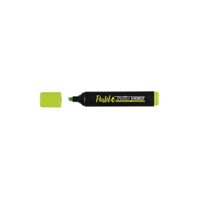 Evidenziatori Tratto Video Pastel tratto 1-5 mm avocado F833511 (Conf.12)