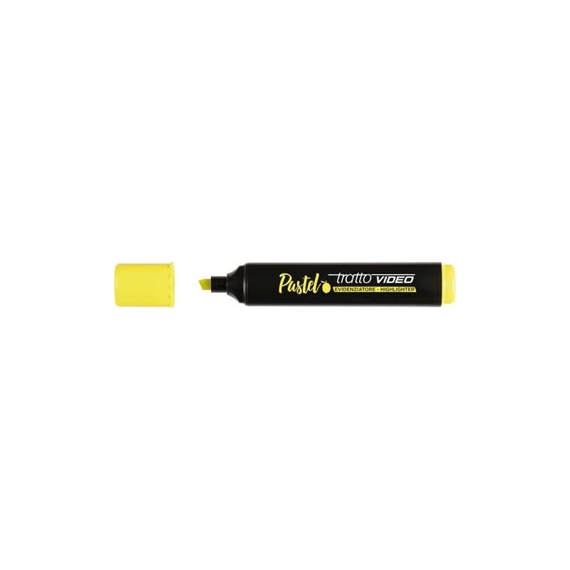 Evidenziatori Tratto Video Pastel tratto 1-5 mm giallo limone F833501 (Conf.12)