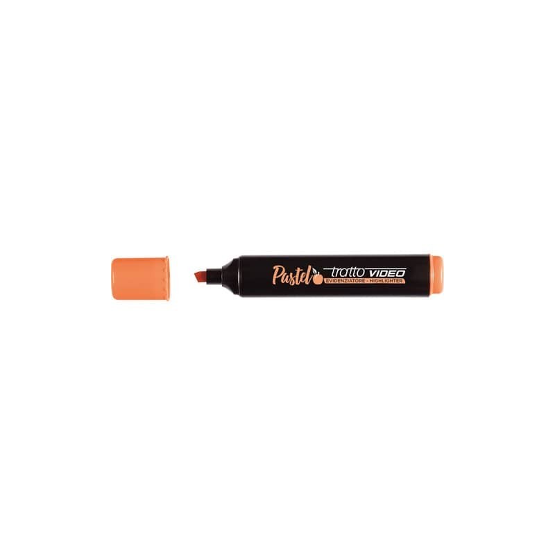 Evidenziatori Tratto Video Pastel tratto 1-5 mm rosa albicocca F833510 (Conf.12)