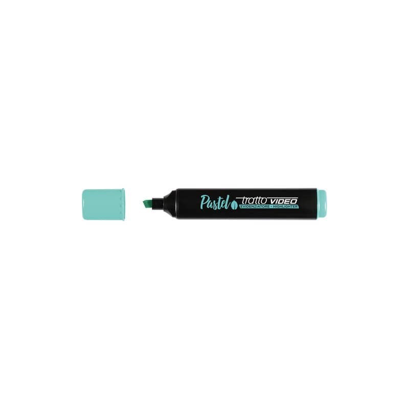 Evidenziatori Tratto Video Pastel tratto 1-5 mm verde menta F833505 (Conf.12)