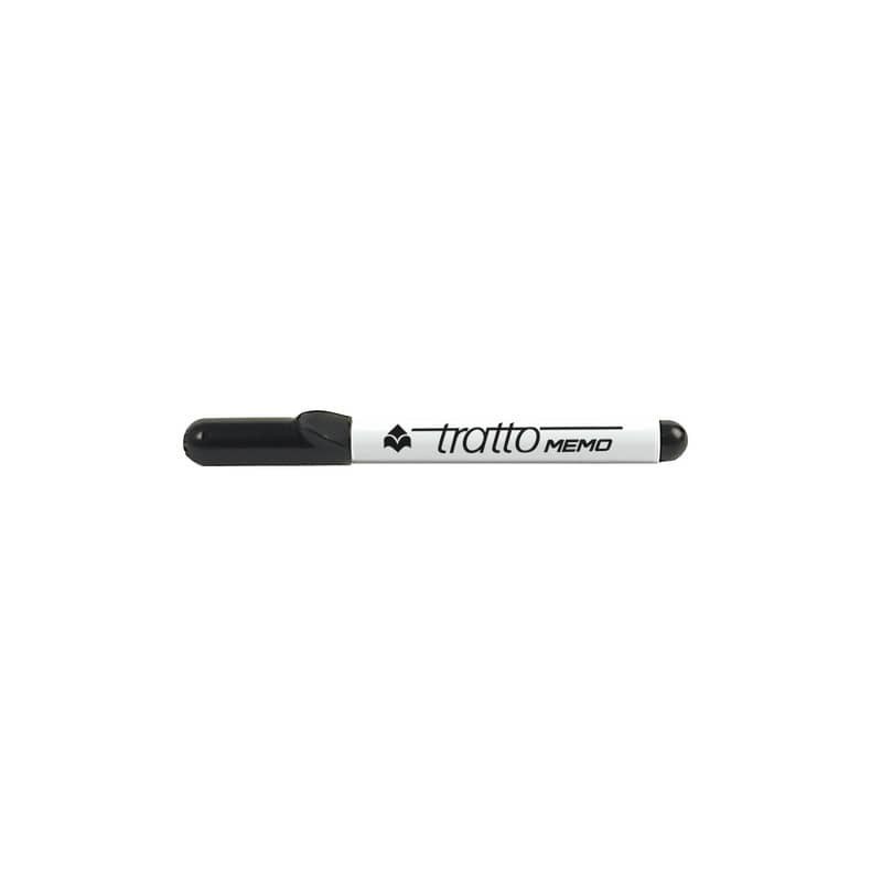 Marcatore per lavagne bianche Tratto Memo p. tonda nero F854003 (Conf.12)